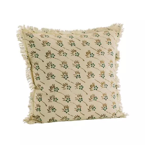 Coussin Coton Beige 50X50