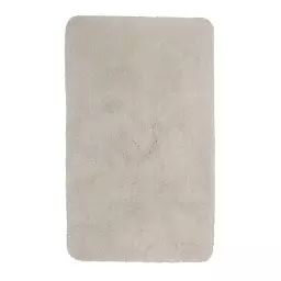 Tapis de bain microfibre très doux uni beige naturel 60×100