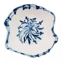 Assiette creuse Classic on acid en Céramique, Porcelaine fine – Couleur Bleu – 25.4 x 25.4 x 4.6 cm – Designer Diesel Creative Team