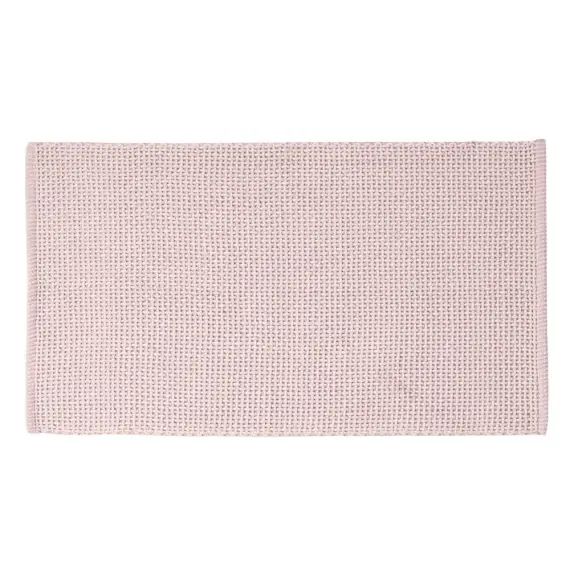 Tapis de bain et descente de lit  poudre 50×80 cm
