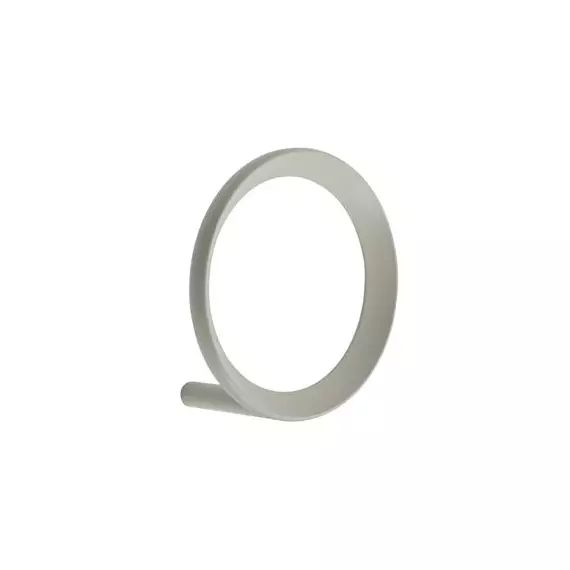 Patère Loop en Métal, Zinc – Couleur Gris – 9.4 x 9.4 x 8 cm – Designer Simon Legald