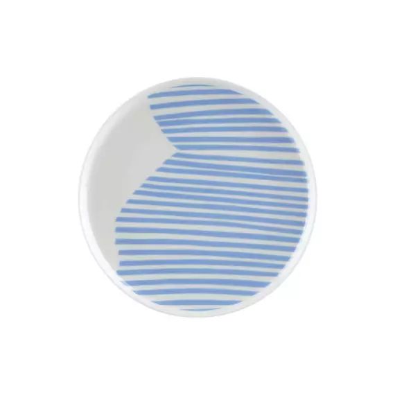 Assiette à dessert Assiettes en Céramique, Grès – Couleur Bleu – 20 x 20 x 2 cm – Designer Erja Hirvi