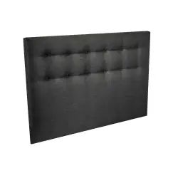 Tete de lit capitonnée – Anthracite, – 180 x 115 cm