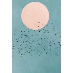 Tableau paysage Beauté du jour imprimé sur toile 60x100cm