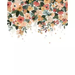 Papier peint décor lush flowers l multicolore