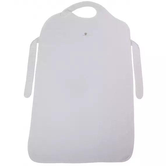 Tablier de bain éponge 70×100 cm Coton bio Blanc