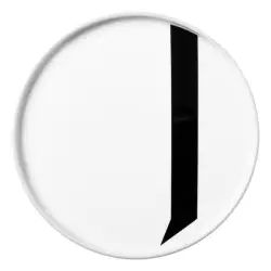 Assiette Arne Jacobsen en Céramique, Porcelaine de Chine – Couleur Blanc – 26.21 x 26.21 x 1.5 cm – Designer Arne  Jacobsen