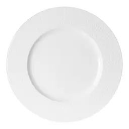 Lot de 6 assiettes à dessert 21 cm en porcelaine blanc