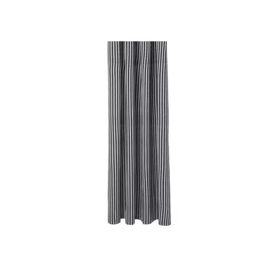 Rideau de douche Rideaux douche en Tissu, Coton enduit – Couleur Noir – 160 x 18.17 x 205 cm – Designer Trine Andersen