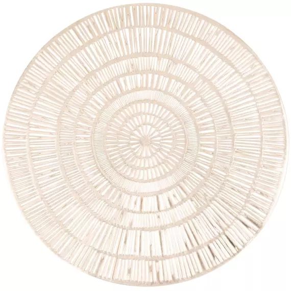 Set de table rond doré ajouré