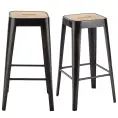 image de tabourets de bar scandinave 