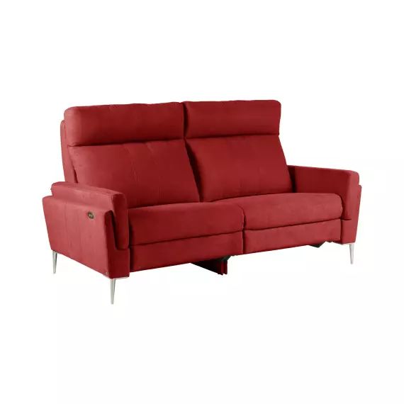 Canapé de relaxation éléctrique tissu Boston