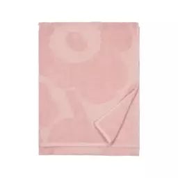 Serviette de bain Serviettes en Tissu, Coton éponge – Couleur Rose – 10 x 10 x 10 cm – Designer Maija Isola