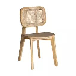 Chaise en Bois D´Orme, de couleur Marron, 42x57x80 cm
