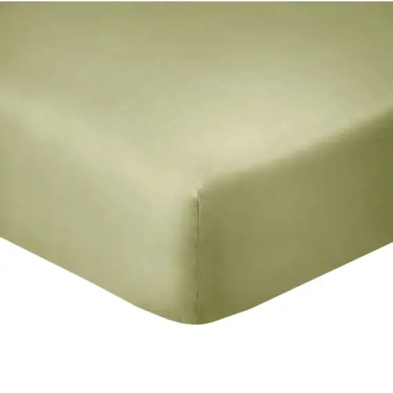 Drap Housse coton vert 140×190 cm