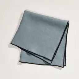 Serviette de table 45×45 cm Vert et bourdon noir