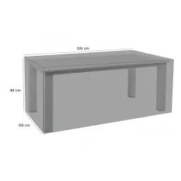 Housse de protection pour table rectangle 245x125x80CM bleu marine