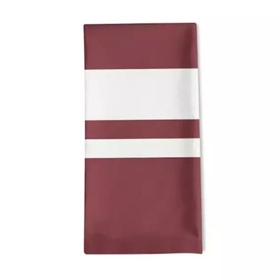 Serviette de table satin de coton Rouge 50×50 cm
