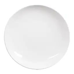 Lot de 6 assiettes creuse   21, 5 cm  en porcelaine  blanc