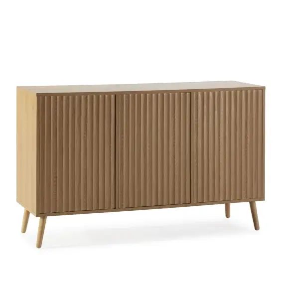 Buffet 3 portes en chêne, largeur 120 cm