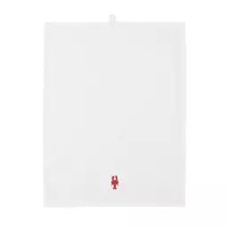 Torchon Yummy en Tissu, Lin – Couleur Rouge – 5 x 5 x 5 cm – Designer  Design Studio