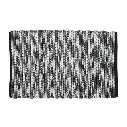 Tapis de bain et descente de lit gris perle 60×100 cm
