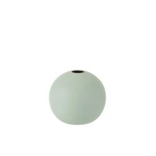 Vase céramique vert pastel H18cm