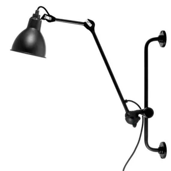 Lampe Gras N°210-Applique hauteur réglable acier H78cm