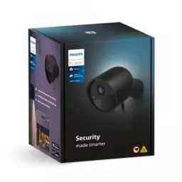 Caméra de surveillance PHILIPS HUE Secure filaire int/ext Noire