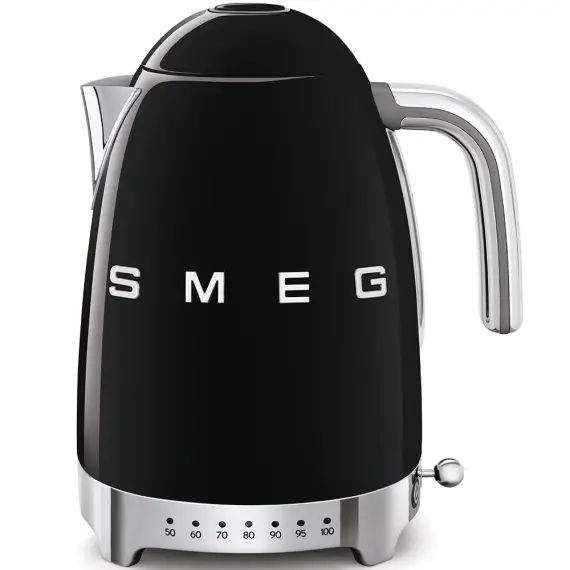 Bouilloire Année 50 1,7 l  en inox  noir
