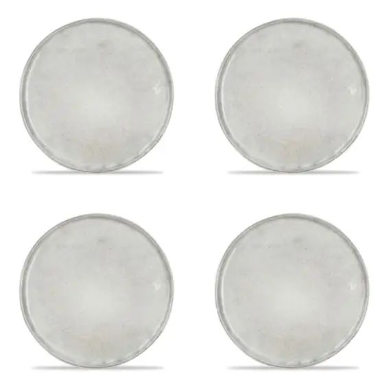 Lot de 4 – Assiette plate vert  Ø 20cm