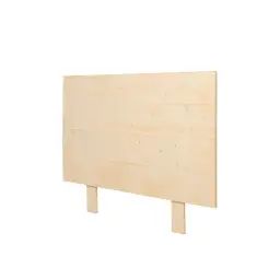 Tête de lit en bois d’épicéa de couleur beige pour lit 150 cm