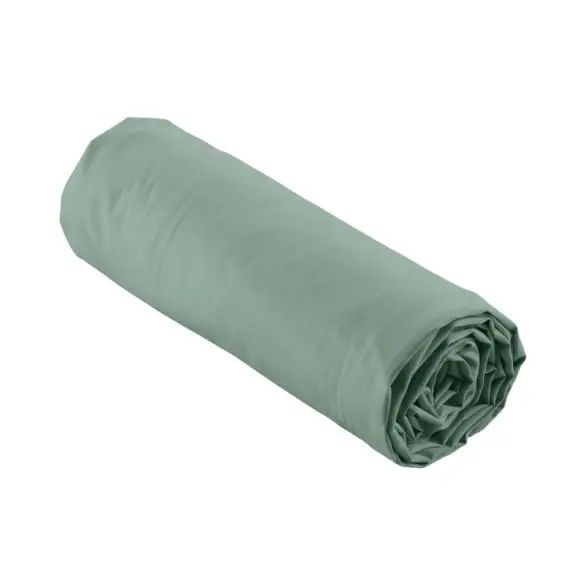Drap housse 2 personnes 140x190cm Tilleul