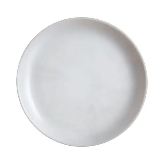 Assiettes à dessert grises effet marbré aléatoire 19 cm
