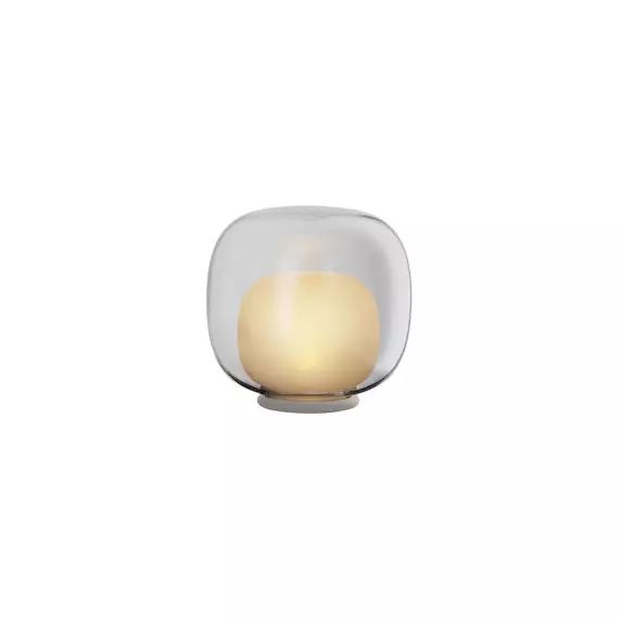 Photophore LED Photophore LED en Verre, Silicone – Couleur Blanc – 22.89 x 22.89 x 11 cm – Designer The Tools