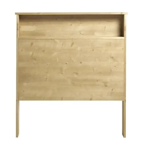 Tête de lit avec rangement pour lit 150 cm en couleur naturel