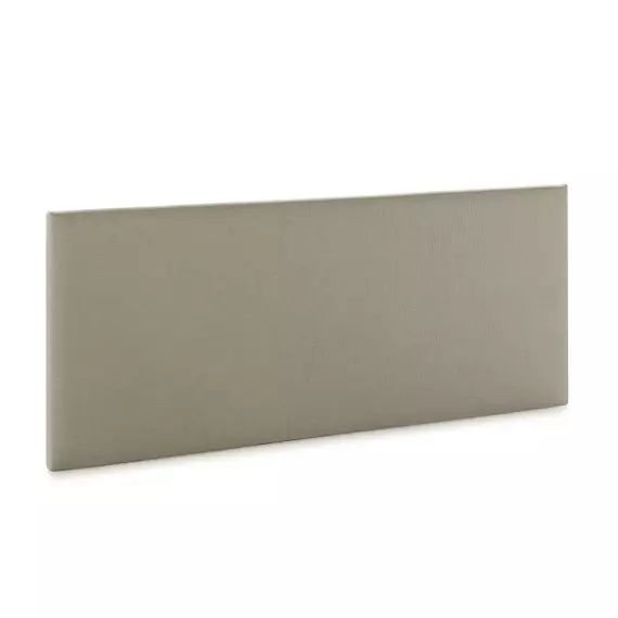 Tête de lit tapissée en tissu Beige 160×60 cm